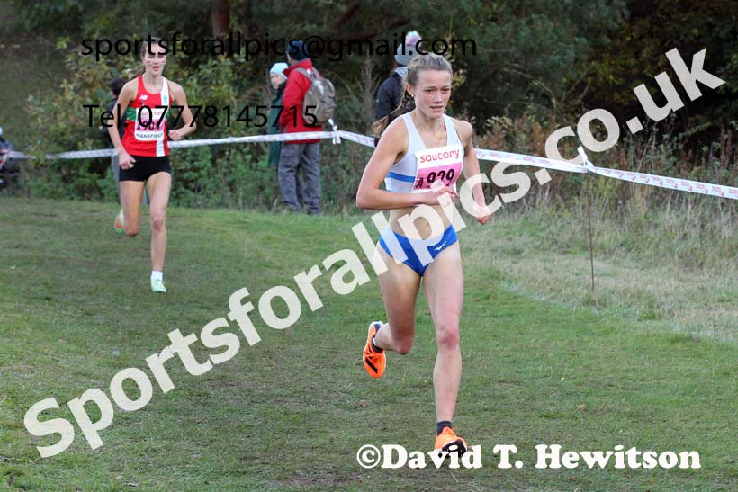 Senior womens 2021 National Cross Country Relays, Berry Hill Park, Mansfield. Photo: David T. Hewitson/Sports for All Pics